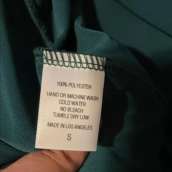 Lucy in the Sky Dark Teal Long Sleeve Dress - Picture 9 of 10